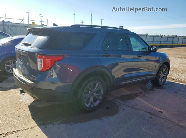 1FMSK8DHXMGC10826 2021 FORD EXPLORER Blue უკანა მარჯვენა