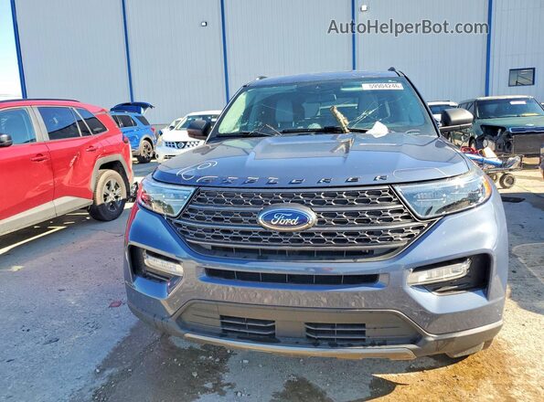 1FMSK8DHXMGC10826 2021 FORD EXPLORER Blue წინა ხედი