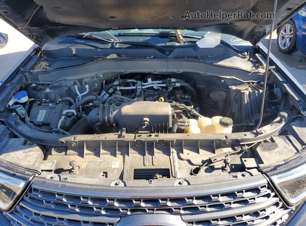 1FMSK8DHXMGC10826 2021 FORD EXPLORER Blue ძრავის განყოფილების ხედი