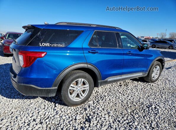 1FMSK8DHXPGA01199 2023 FORD EXPLORER Blue Սալոնի դիմացի տեսք