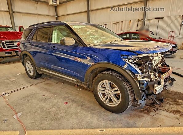 1FMSK8DHXPGA01199 2023 FORD EXPLORER Blue Սալոնի հետևի տեսք