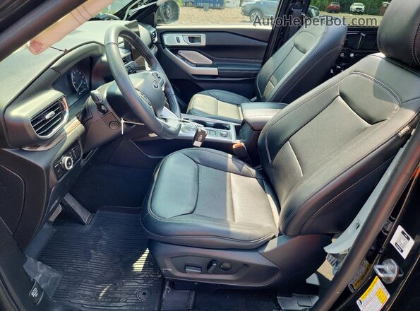 1FMSK8FH0PGB23325 2023 FORD EXPLORER Black Вид салону спереду