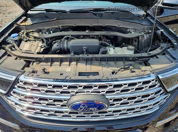 1FMSK8FH0PGB23325 2023 FORD EXPLORER Black Вид підкапотного простору