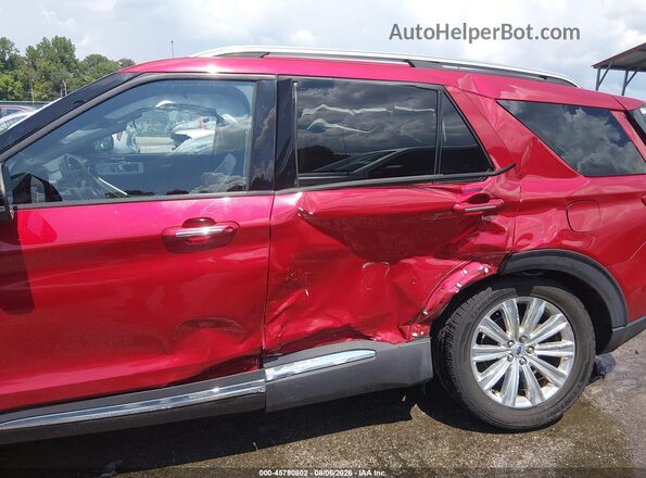 1FMSK8FH2LGC97343 2020 FORD EXPLORER Красный Вид спереди
