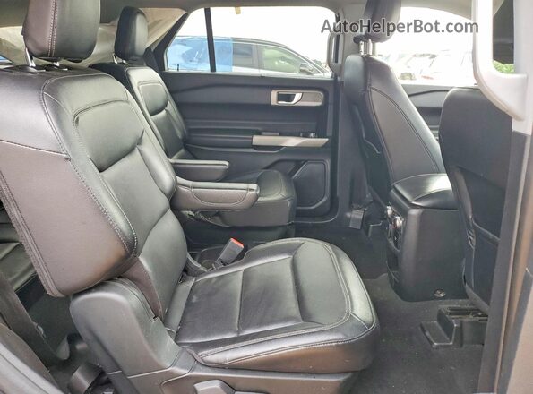 1FMSK8FH2MGA85334 2021 FORD EXPLORER Черный Вид задней части салона