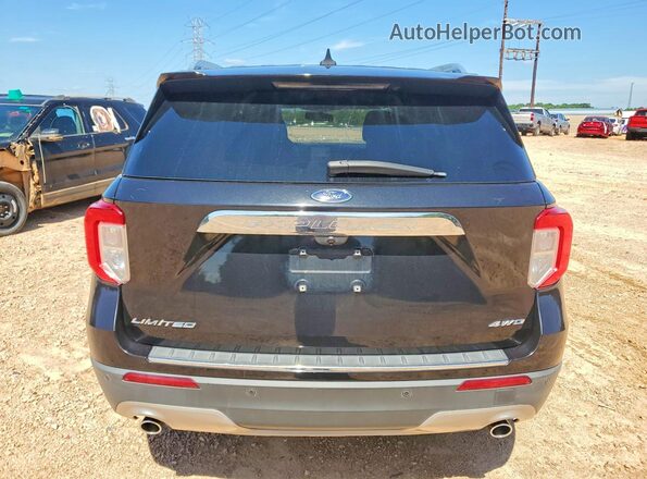 1FMSK8FH2MGA85334 2021 FORD EXPLORER Черный Вид сзади
