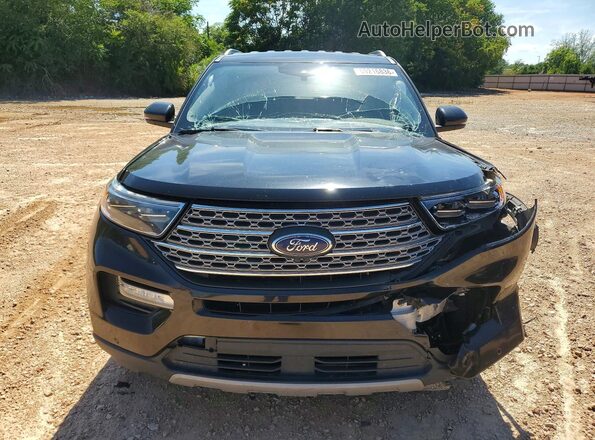 1FMSK8FH2MGA85334 2021 FORD EXPLORER Черный Вид спереди