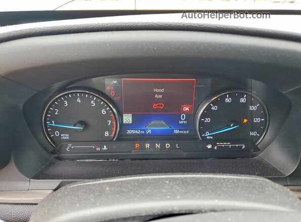 1FMSK8FH2MGA85334 2021 FORD EXPLORER Черный Вид щитка приборов