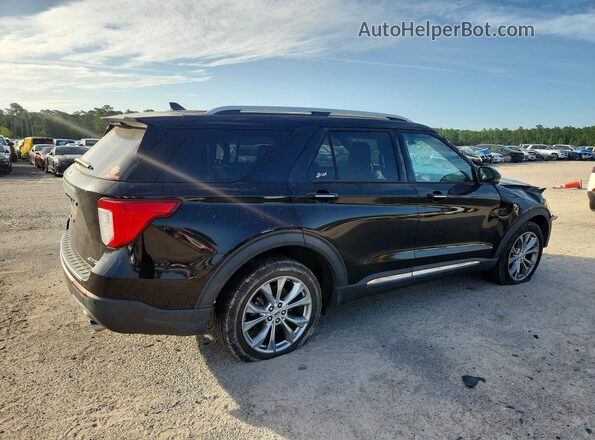1FMSK8FH2MGB07395 2021 FORD EXPLORER Black Rear right