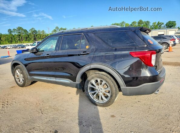1FMSK8FH2MGB07395 2021 FORD EXPLORER Black Rear left