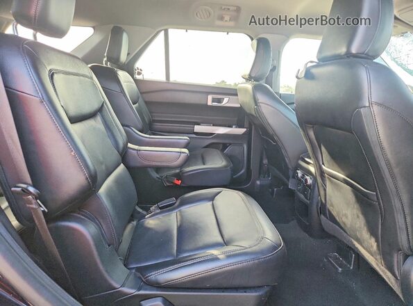 1FMSK8FH2MGB07395 2021 FORD EXPLORER Black Rear interior view