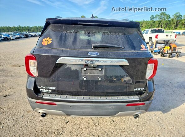 1FMSK8FH2MGB07395 2021 FORD EXPLORER Black Rear view