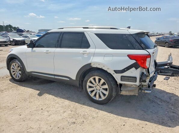 1FMSK8FH2MGB51459 2021 FORD EXPLORER White Rear left