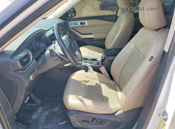 1FMSK8FH2MGB51459 2021 FORD EXPLORER White Front interior view