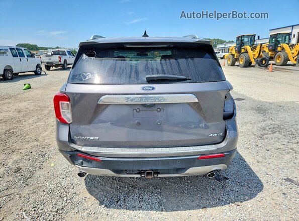 1FMSK8FH2MGC17377 2021 FORD EXPLORER Серый Вид задних сидений