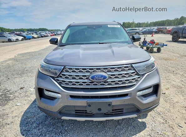1FMSK8FH2MGC17377 2021 FORD EXPLORER Серый Вид панели приборов