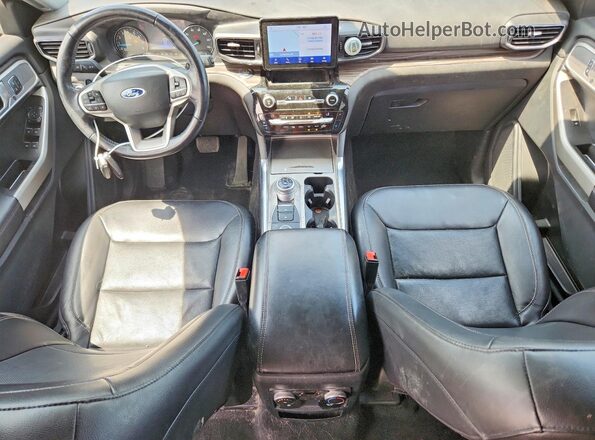 1FMSK8FH2MGC17377 2021 FORD EXPLORER Серый Панорамный вид салона 360°