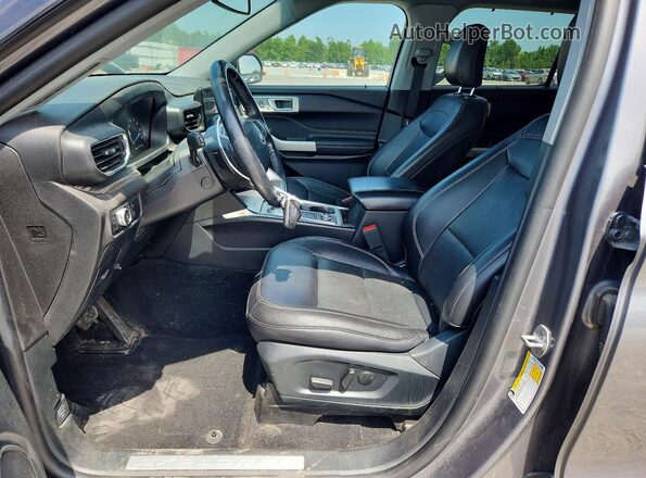 1FMSK8FH2MGC17377 2021 FORD EXPLORER Серый Вид наклейки с VIN-кодом