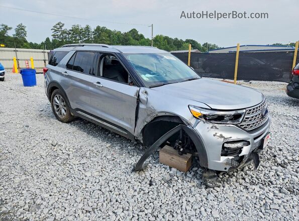 1FMSK8FH2NGB06104 2022 FORD EXPLORER Silver Front right