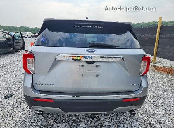 1FMSK8FH2NGB06104 2022 FORD EXPLORER Silver Rear view