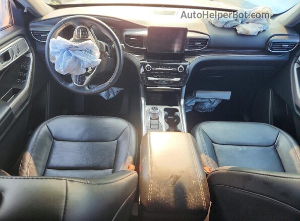 1FMSK8FH2NGB06104 2022 FORD EXPLORER Silver Dashboard view