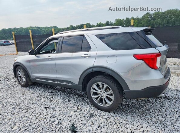 1FMSK8FH2NGB06104 2022 FORD EXPLORER Silver Rear left