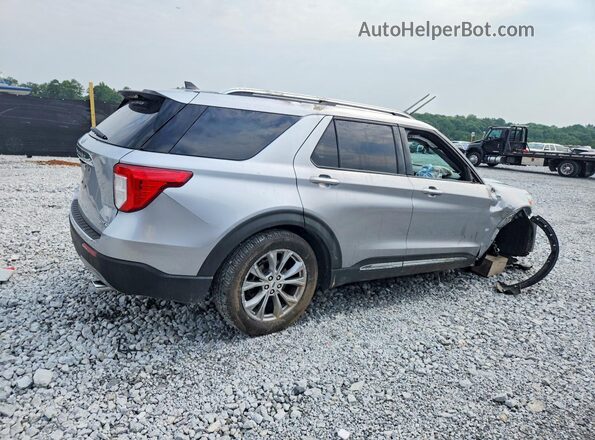 1FMSK8FH2NGB06104 2022 FORD EXPLORER Silver Rear right