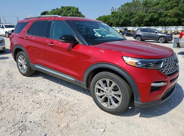 1FMSK8FH2PGB09717 2023 FORD EXPLORER Red წინა მარჯვენა