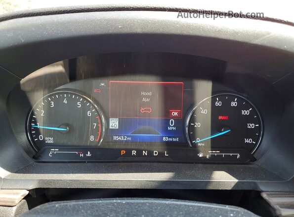 1FMSK8FH2PGB09717 2023 FORD EXPLORER Red ხელსაწყოთა პანელის ხედი