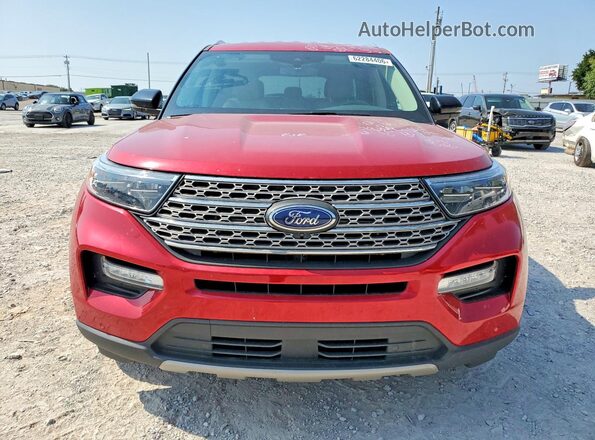 1FMSK8FH2PGB09717 2023 FORD EXPLORER Red წინა ხედი