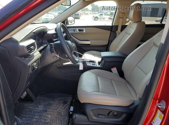 1FMSK8FH2PGB09717 2023 FORD EXPLORER Red წინა სალონის ხედი