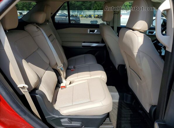 1FMSK8FH2PGB09717 2023 FORD EXPLORER Red უკანა სალონის ხედი