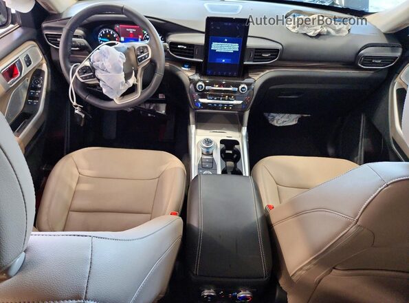 1FMSK8FH2RGA63793 2024 FORD EXPLORER Blue Dashboard view