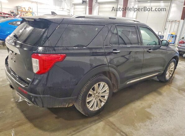 1FMSK8FH3LGC59359 2020 FORD EXPLORER Black Rear right