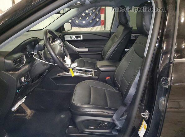 1FMSK8FH3LGC59359 2020 FORD EXPLORER Black Front interior view