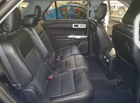 1FMSK8FH3LGC59359 2020 FORD EXPLORER Black Rear interior view