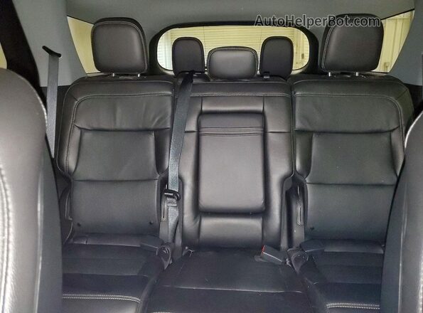 1FMSK8FH3LGC59359 2020 FORD EXPLORER Black Rear seats view
