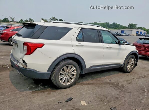 1FMSK8FH4LGC72430 2020 FORD EXPLORER Белый Задняя правая четверть