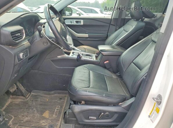 1FMSK8FH4LGC72430 2020 FORD EXPLORER Белый Вид салона спереди