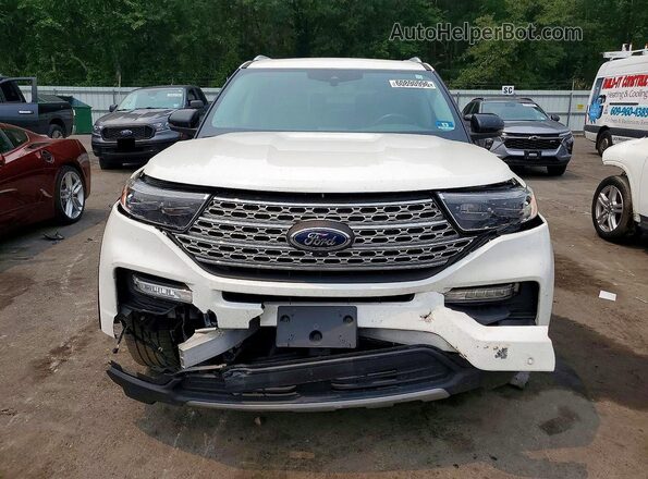 1FMSK8FH4LGC72430 2020 FORD EXPLORER Белый Вид спереди