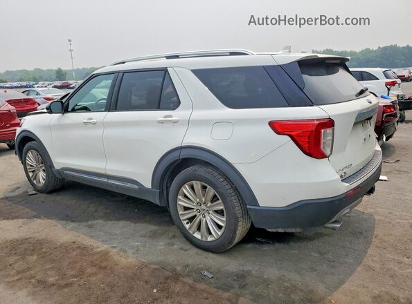 1FMSK8FH4LGC72430 2020 FORD EXPLORER Белый Задняя левая четверть