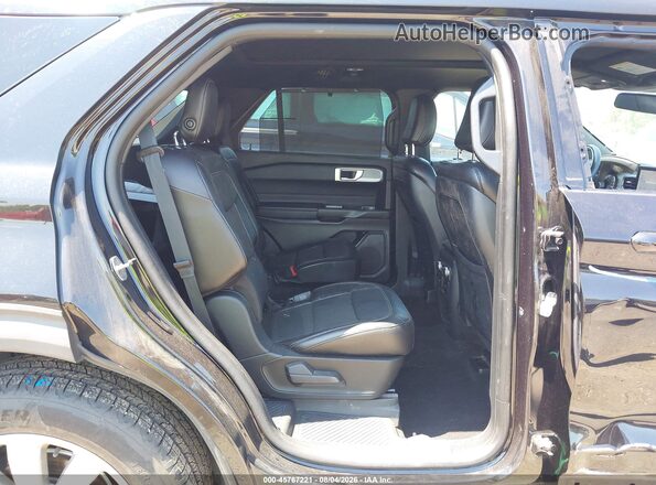 1FMSK8FH5LGA74956 2020 FORD EXPLORER Black Widok naklejki z numerem VIN