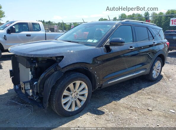 1FMSK8FH5LGA74956 2020 FORD EXPLORER Black Przód lewy
