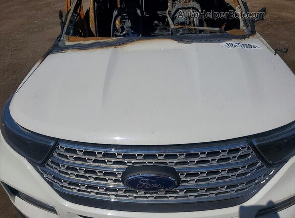 1FMSK8FH5LGD18945 2020 FORD EXPLORER Белый Вид подкапотного пространства
