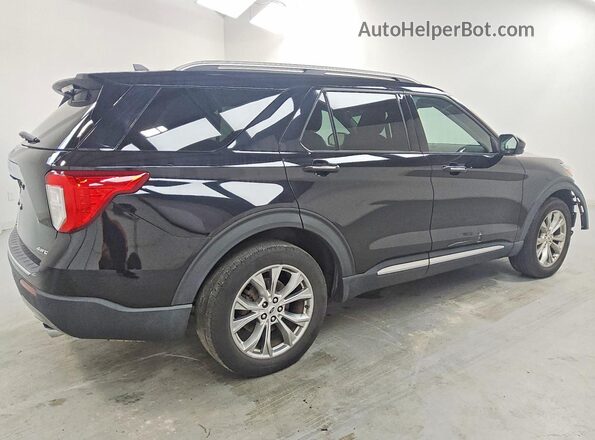 1FMSK8FH5NGA48621 2022 FORD EXPLORER Черный Задняя правая четверть
