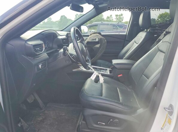 1FMSK8FH6LGA05208 2020 FORD EXPLORER White Вид салону спереду