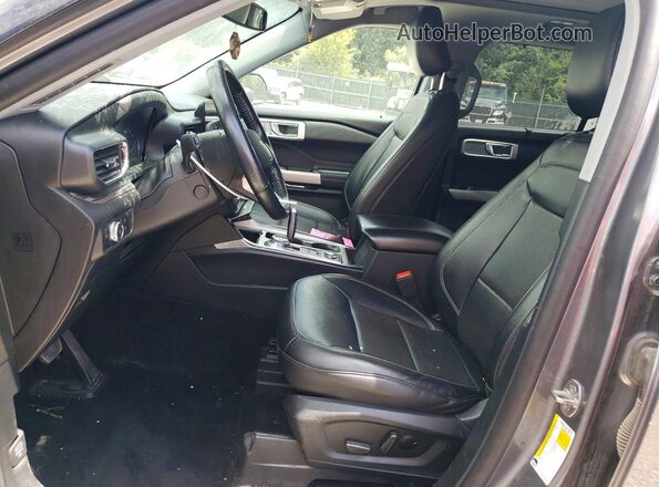 1FMSK8FH6MGB25110 2021 FORD EXPLORER Gray Вид салону спереду