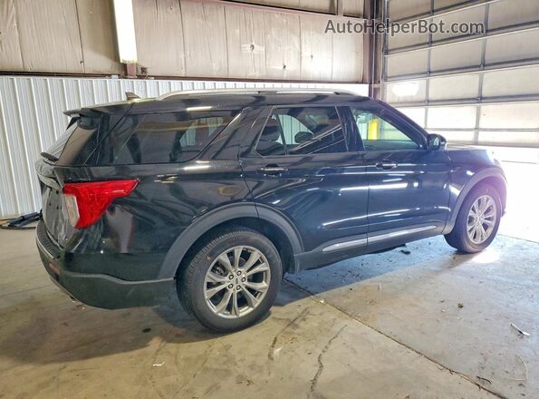 1FMSK8FH6NGA85614 2022 FORD EXPLORER Black Tył prawy