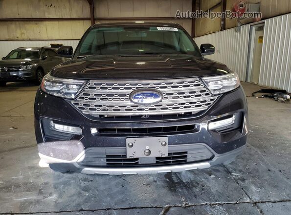 1FMSK8FH6NGA85614 2022 FORD EXPLORER Black Widok z przodu