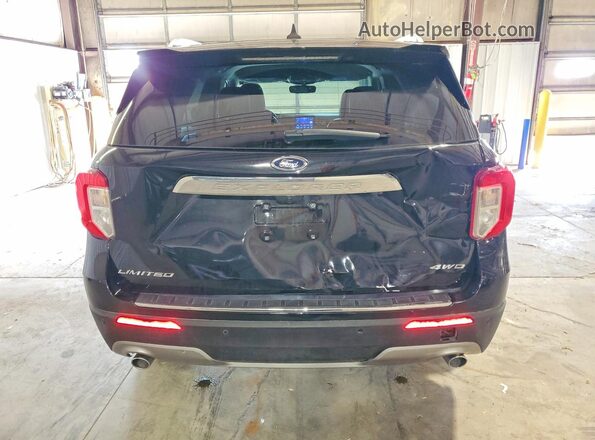 1FMSK8FH6NGA85614 2022 FORD EXPLORER Black Widok z tyłu